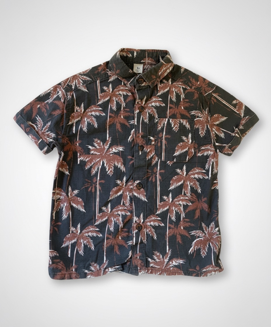 Chemise en coton Tu Kids avec motifs 🌴🌴🌴 