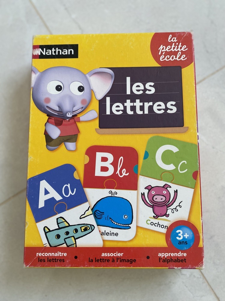 Jeux de lettres, la petite école, pour 3 ans et + 