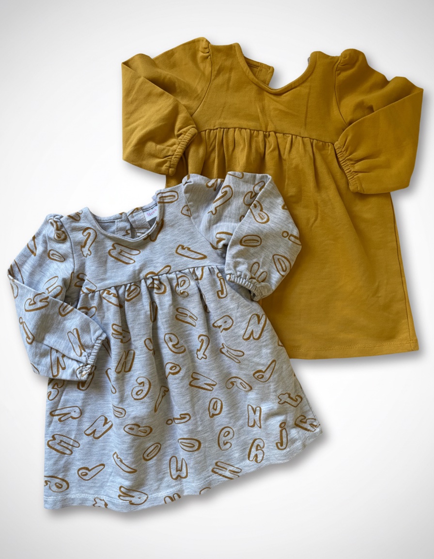 2 Robes printemps IFT 12-18 mois 