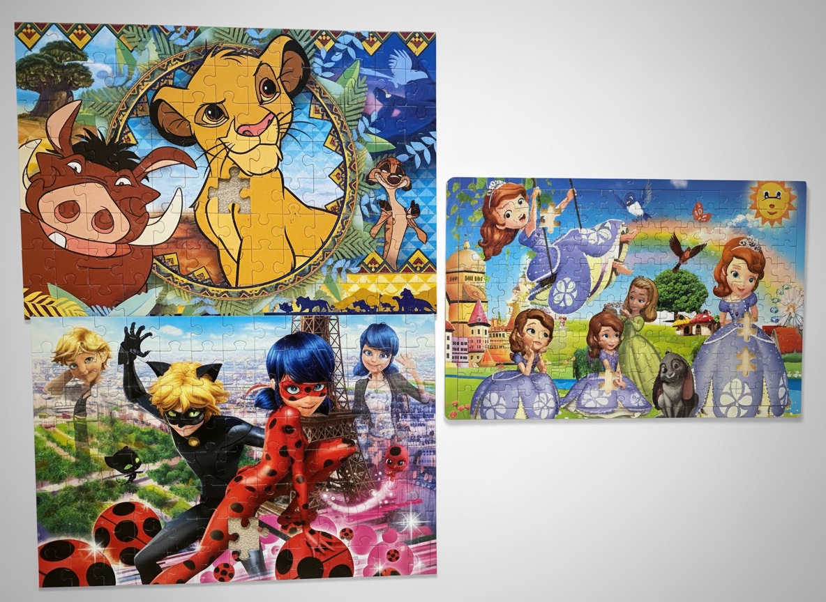 Lot 3 puzzles 