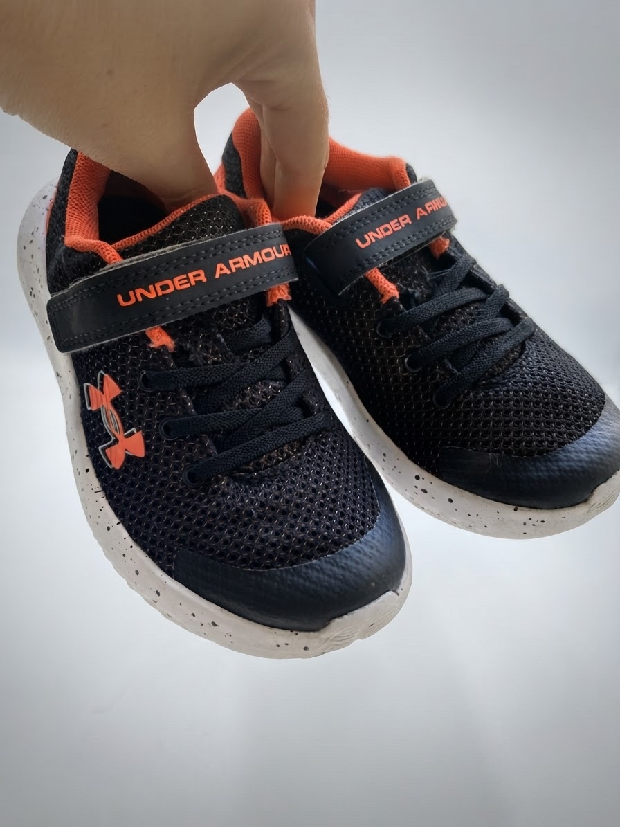 Baskets Under Armour Noir/orange vif 