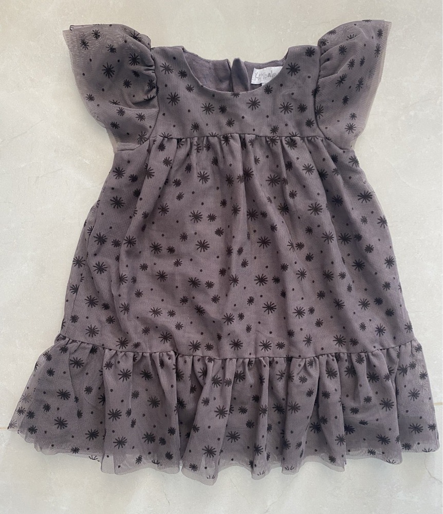 Robe Kimbaloo gris foncé (mich bel7a effet dhaw)