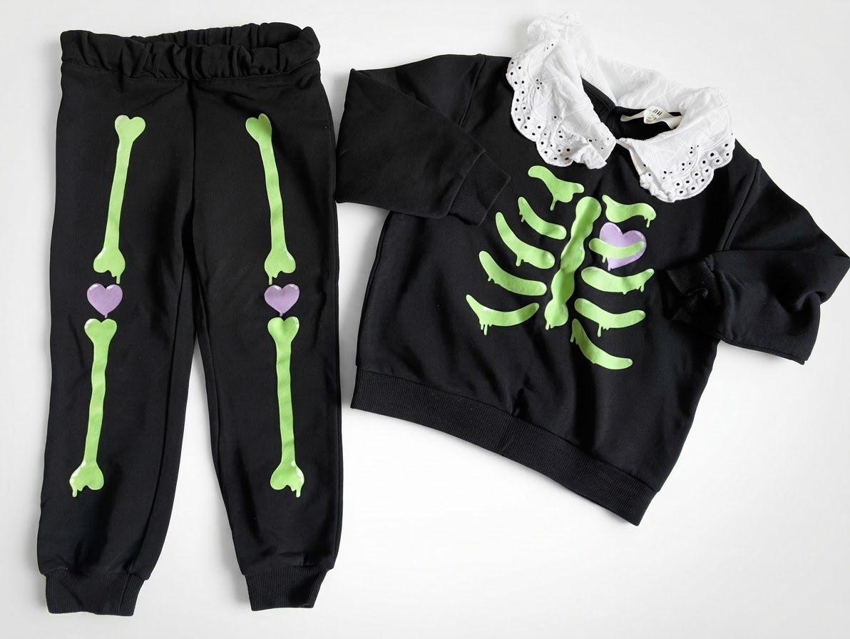 Set Noir Pantalon et Pull 2-3 ans 