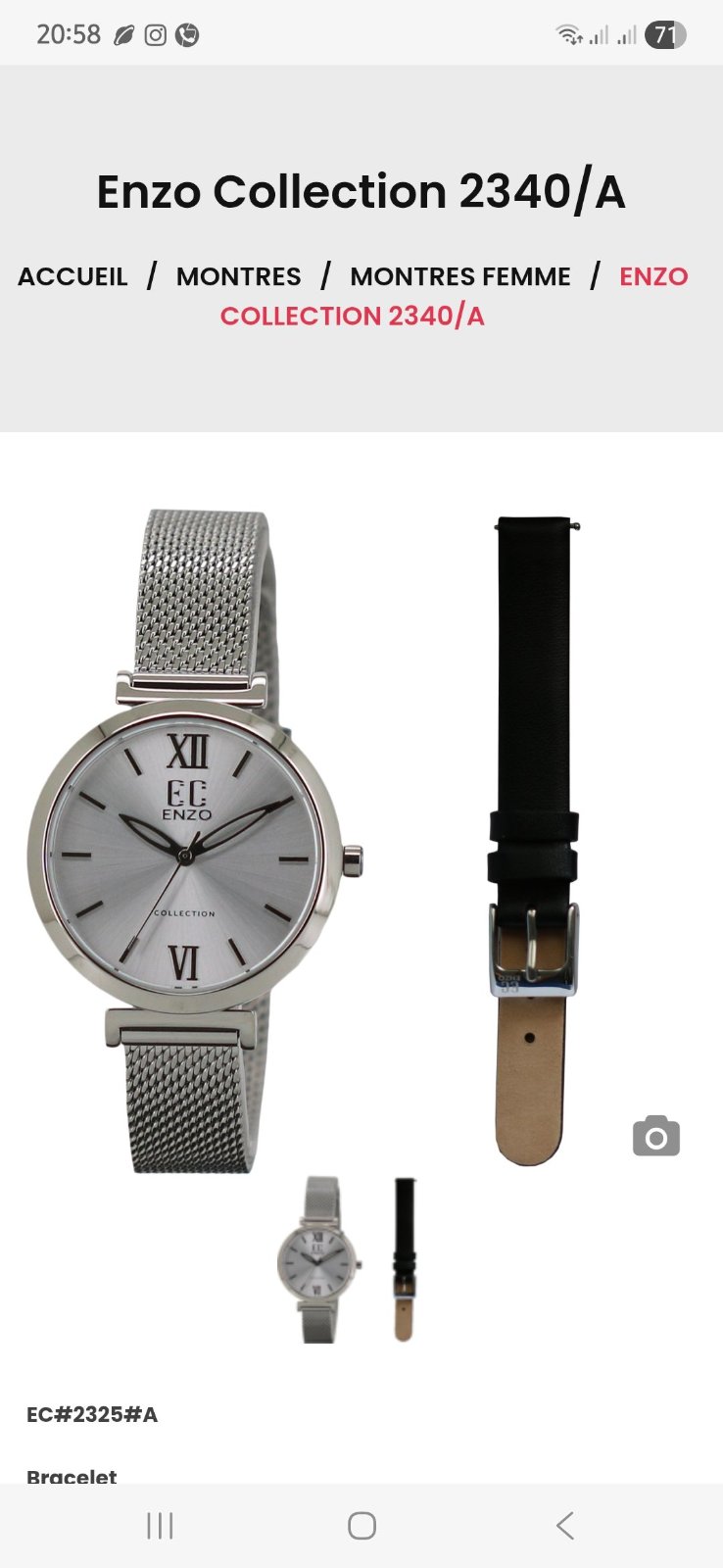 Montre ENZO femme