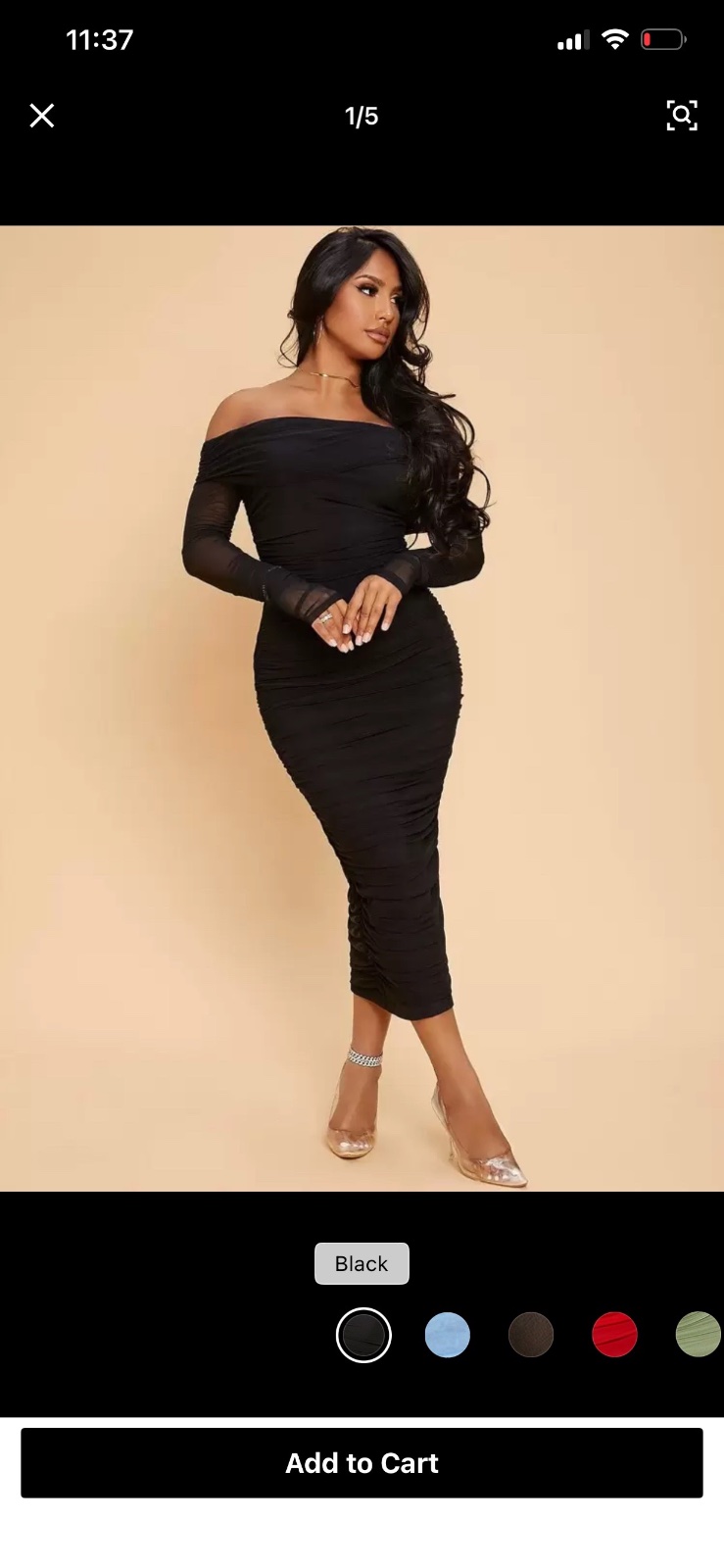 Robe blanc et noir