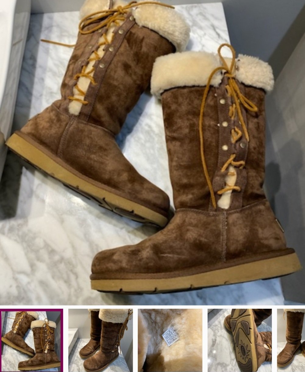 Bottes UGG authentique azyeeen mn tsswer brcha w jdid 3lkhr