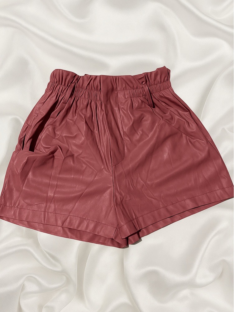 Short cuir 