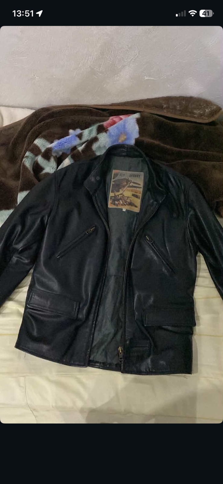 Veste cuir