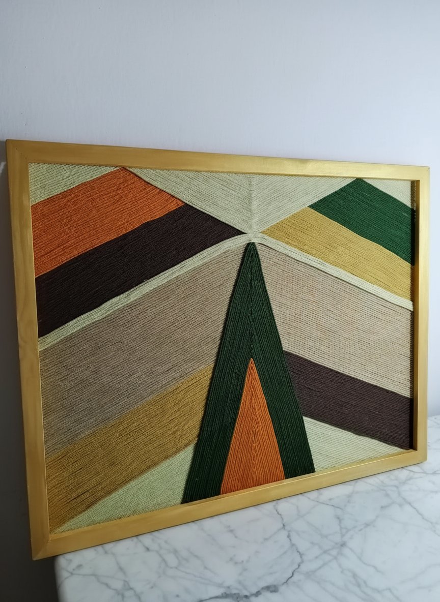 Tableau au macramé ma nouvelle création 