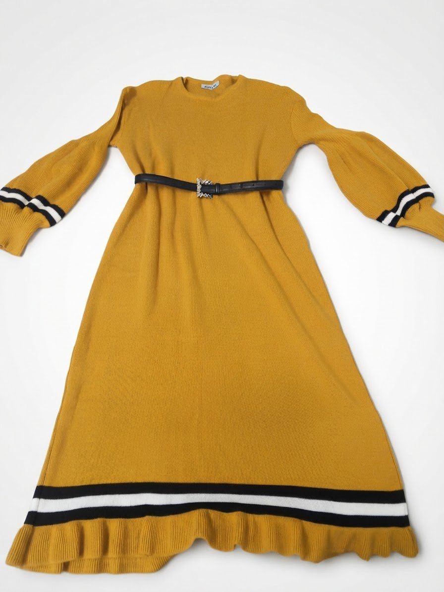 Robe mi langue en laine 