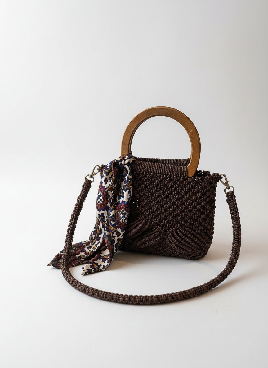 Sac au macramé