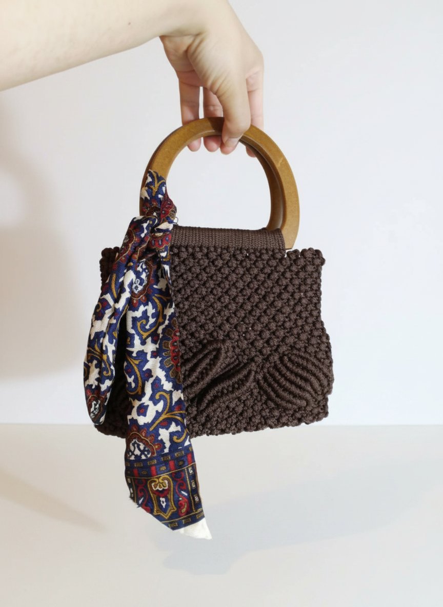 Sac a main "macramé ma nouvelle collection 