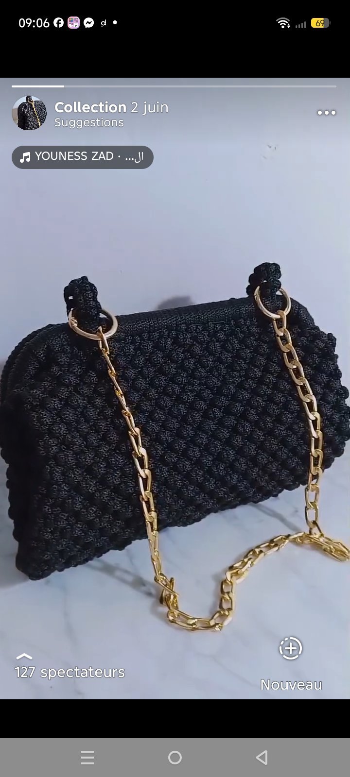 Clutch au macramé ma nouvelle collection 