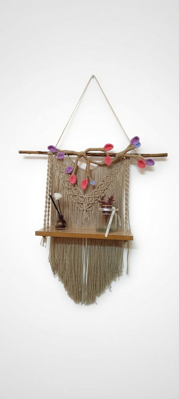 Macramé avec planche tt neuf 