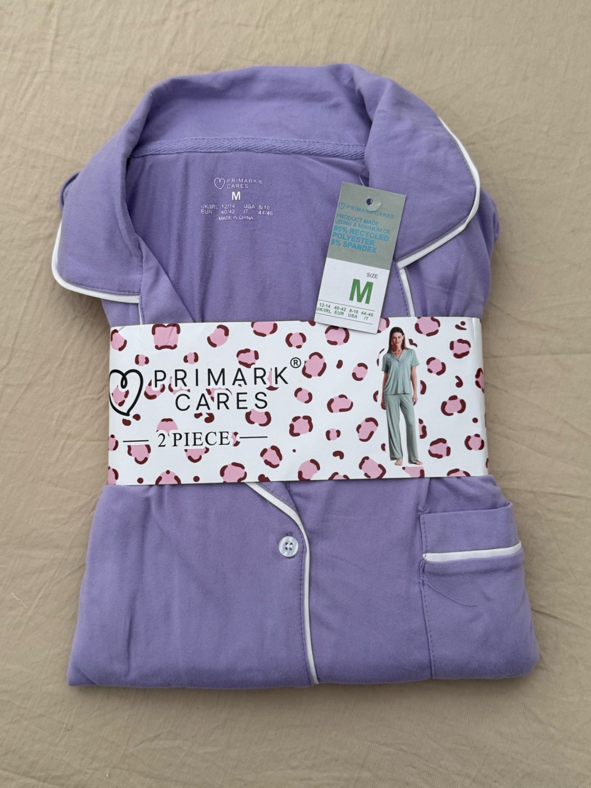 Pyjama Lilas pantalon chemise