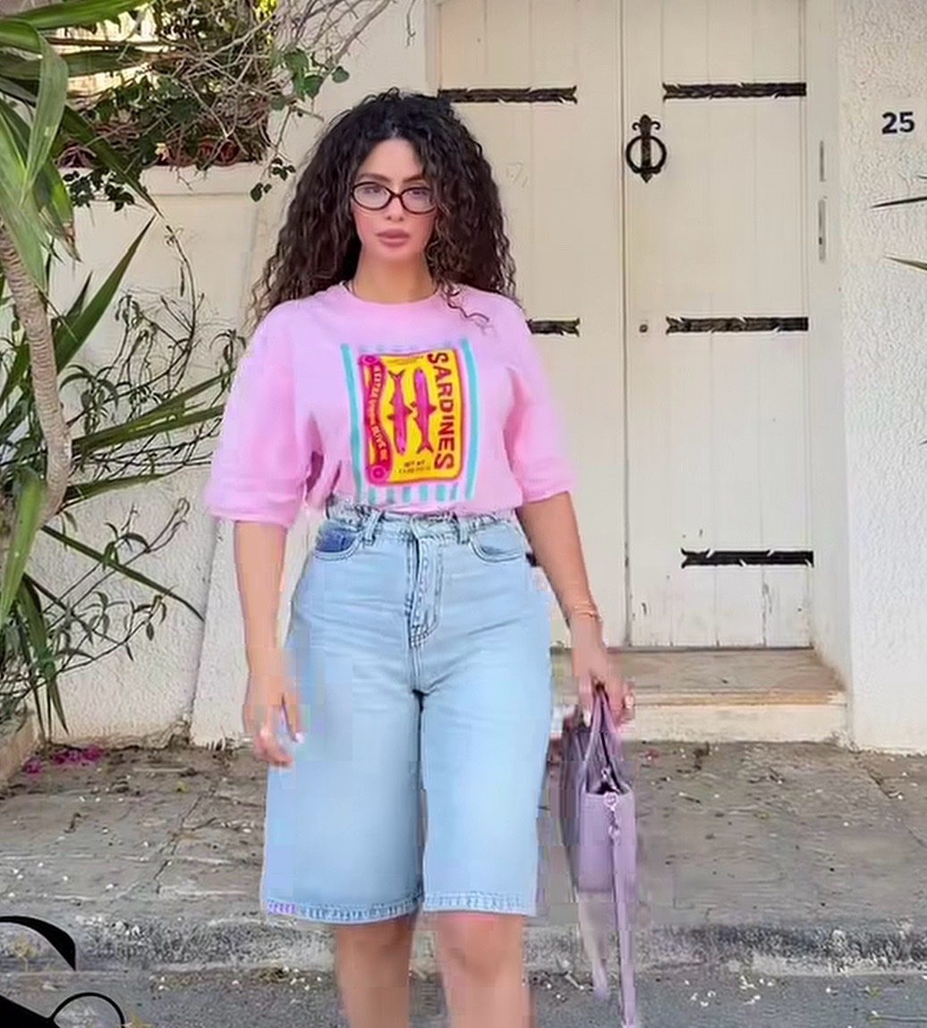Bermuda en denim