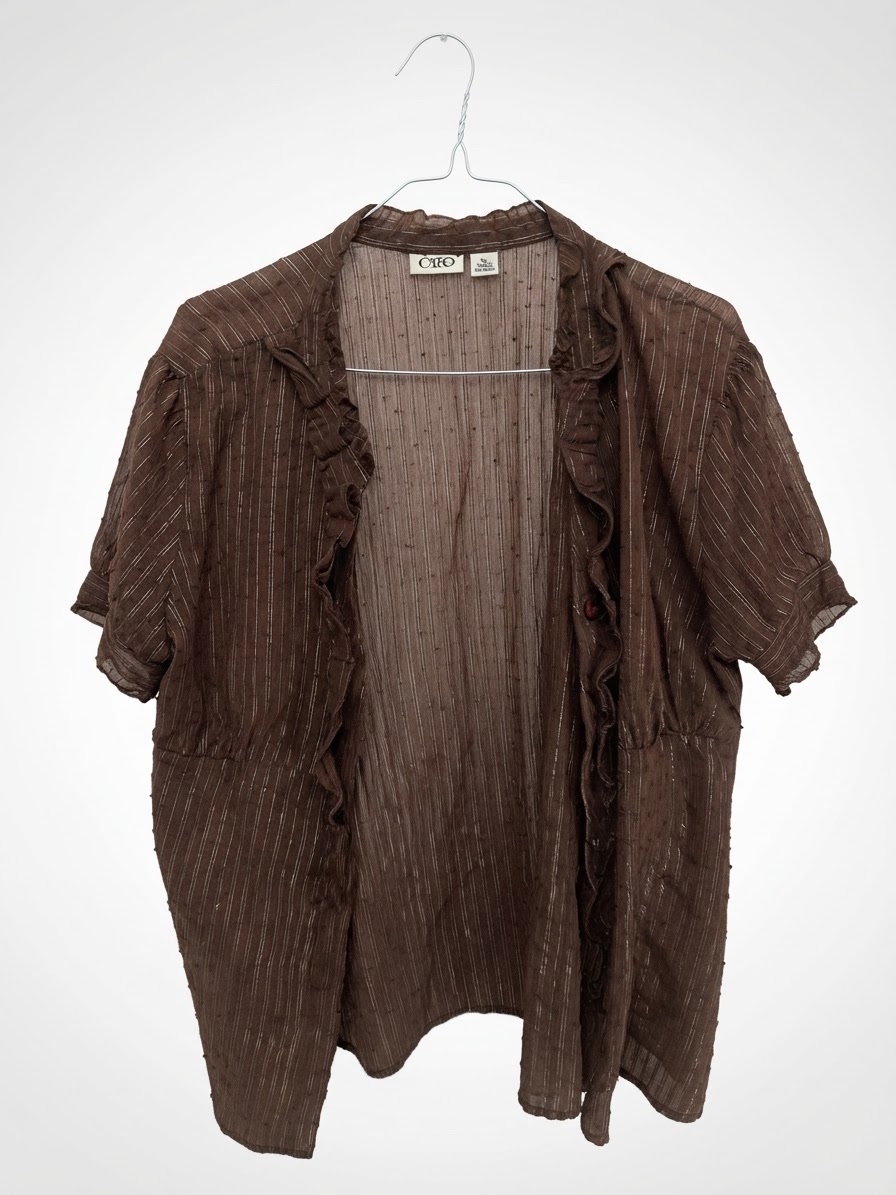 Chemise marron