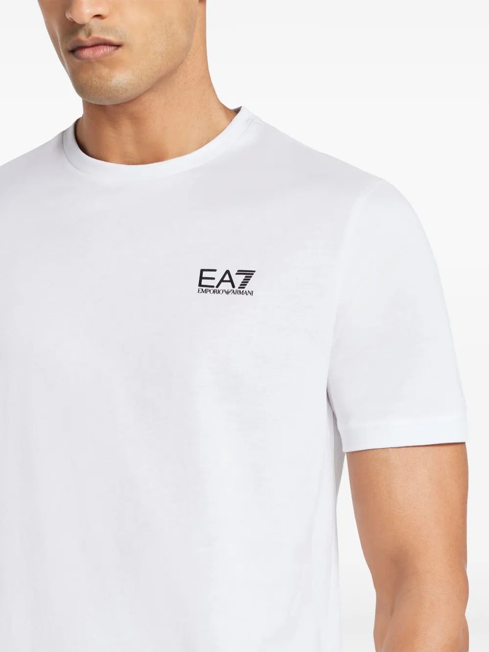EA7 Emporio Armani T-shirt imprimé Blanc (Original importé d'italie)