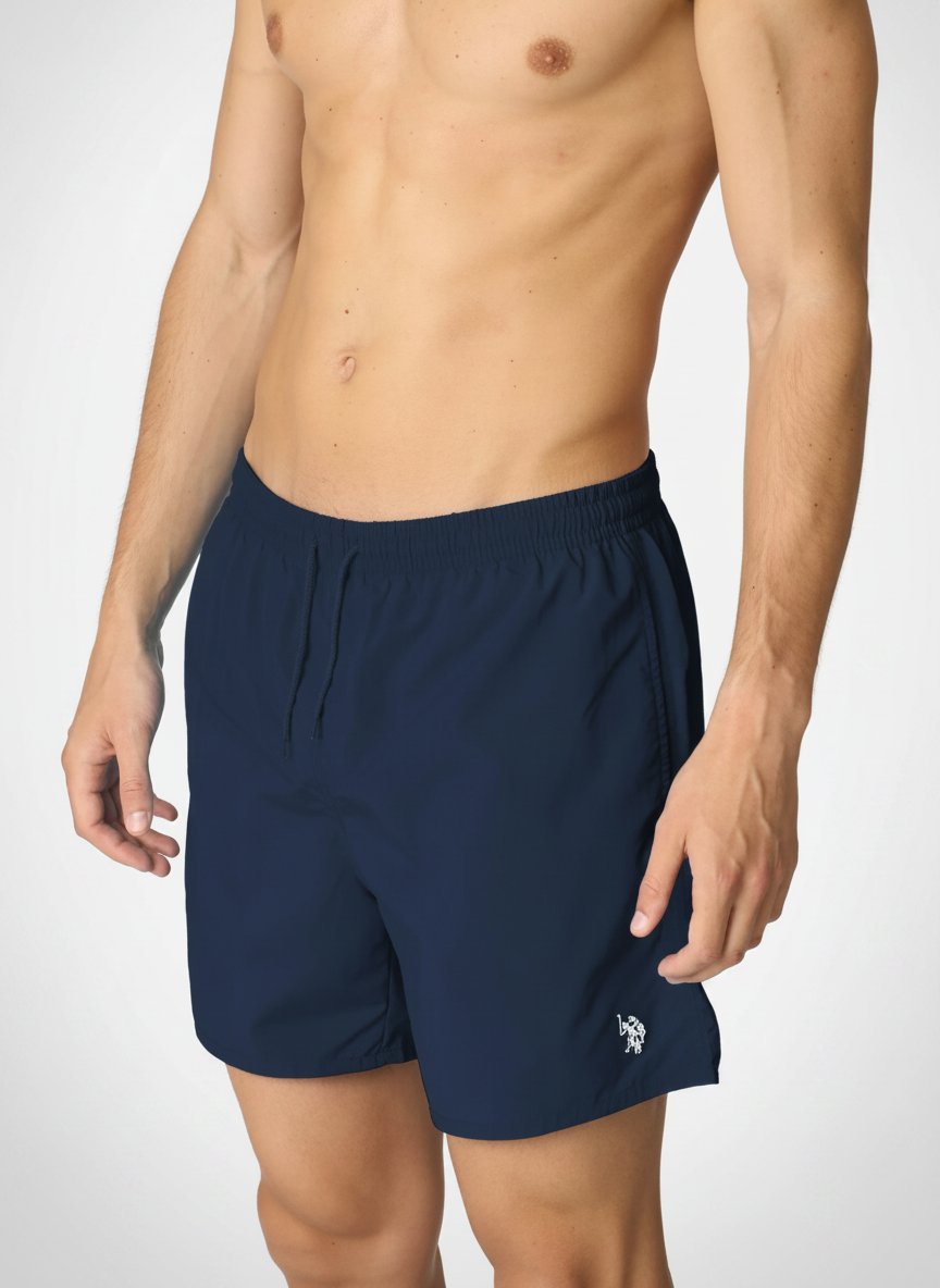 Short de bain U.S. Polo Assn. – Bleu marine (importé d'italie)