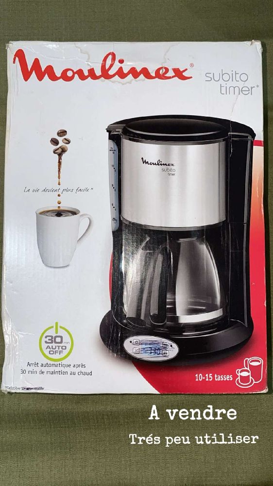Cafitiére Moulinex noir