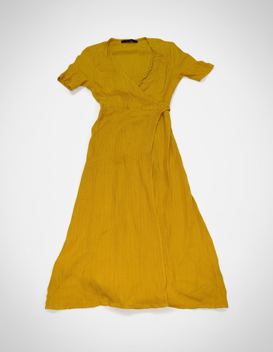 Robe porte feuille Jaune 
