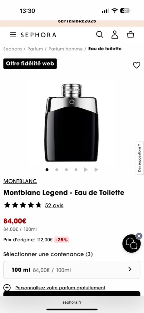 Parfum Montblanc Legend