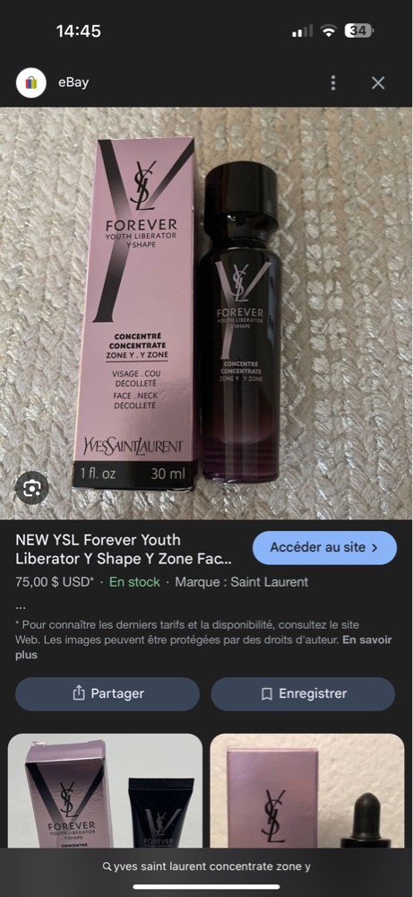 Concentrate zone y de YSL