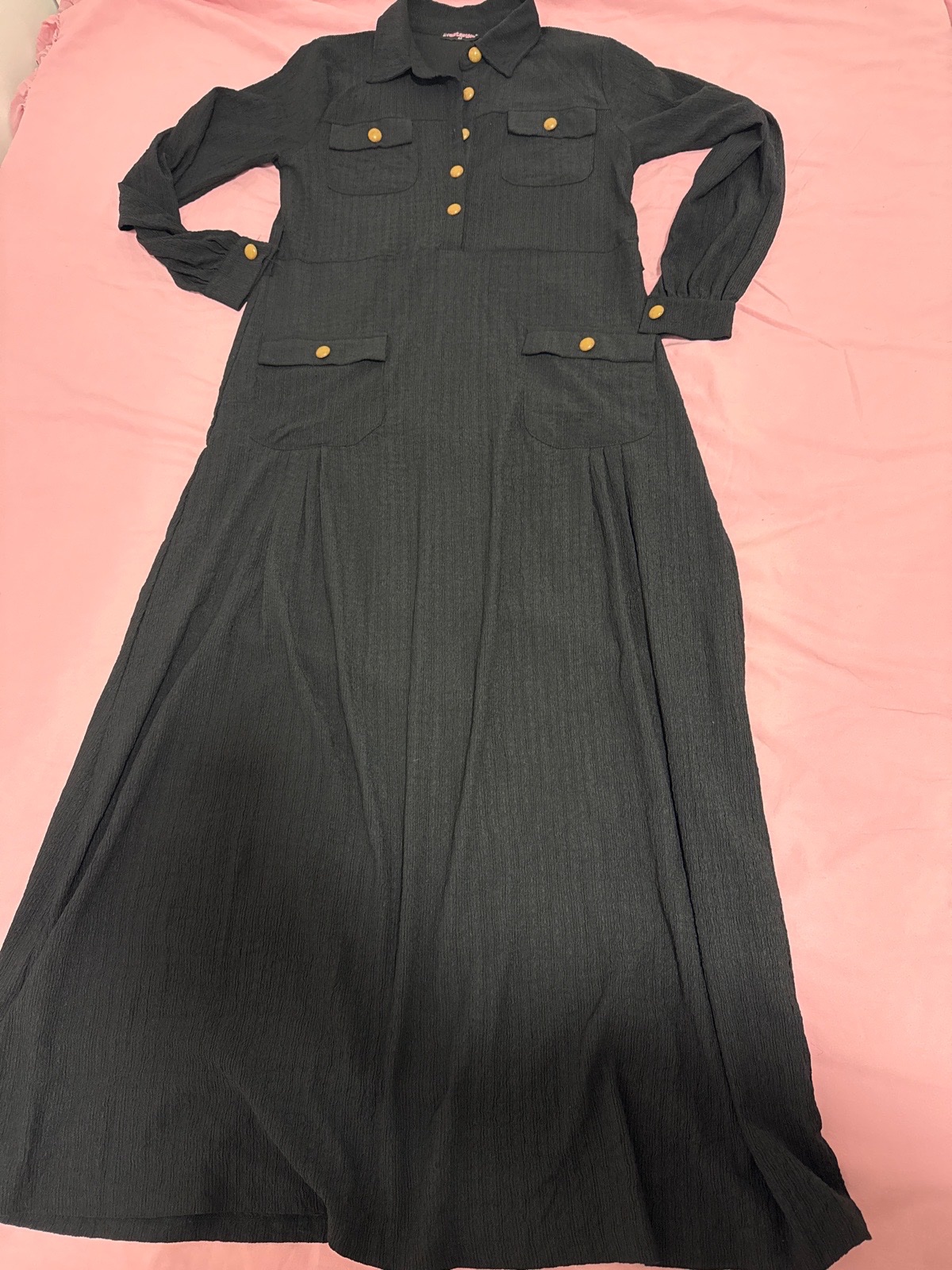 Robe noire pour voilee