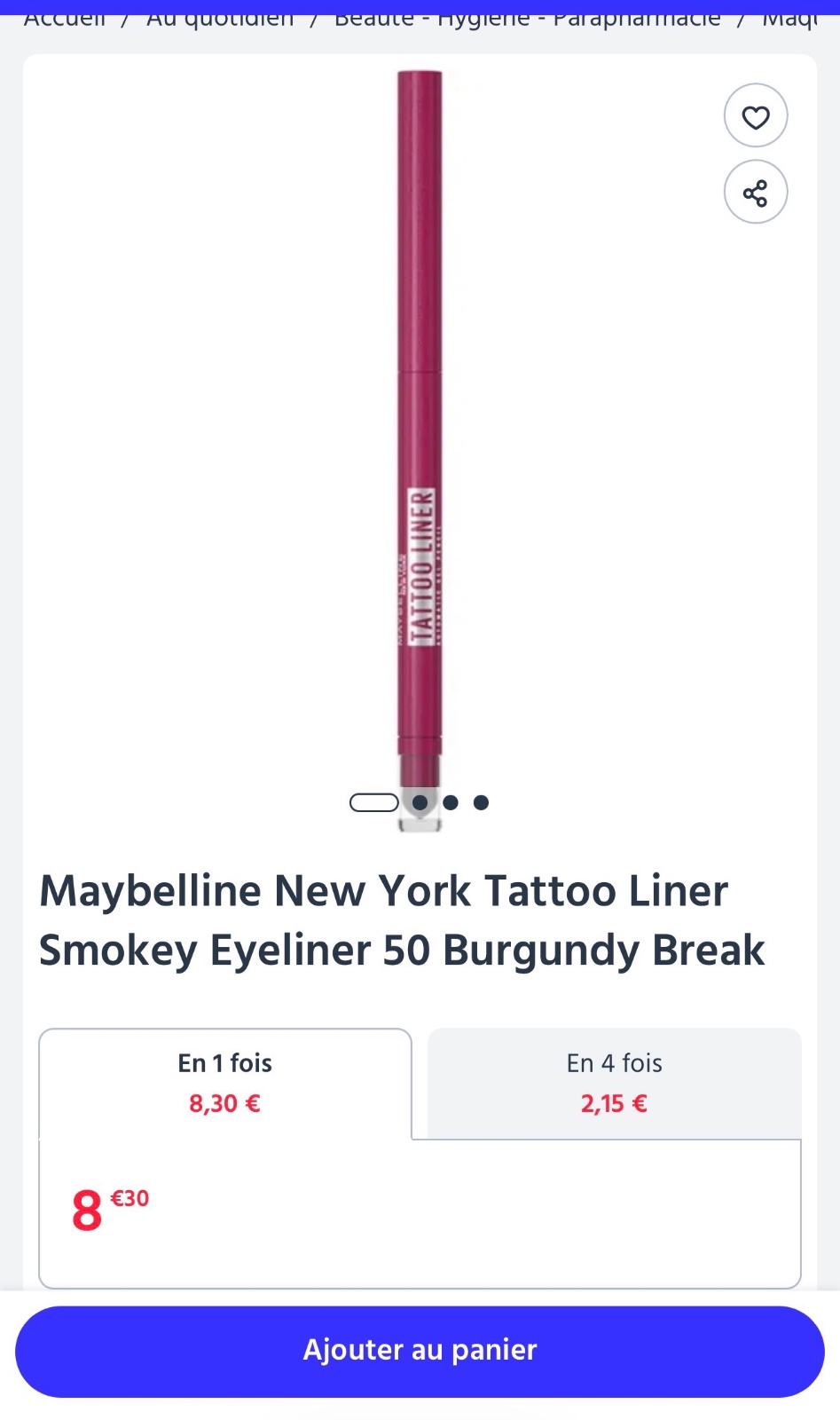 Maybelline Tatto Liner Burgundy