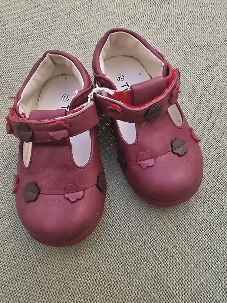 Ballerine fillette rouge 