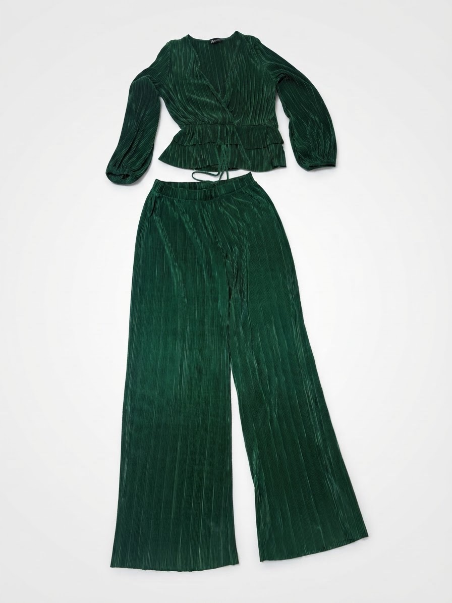 Ensemble Zara femme vert bouteille 💚