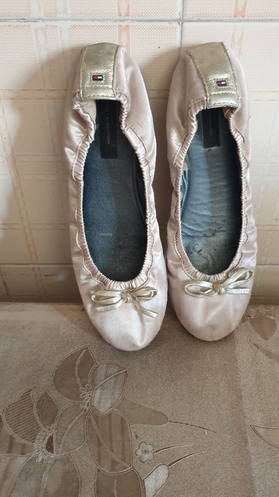 ballerines dorées Tommy 