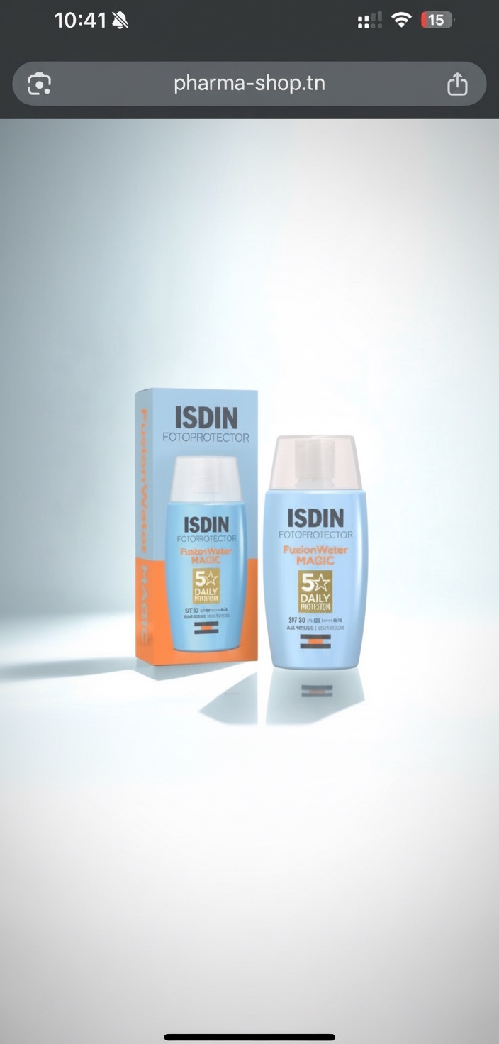  ISDIN PHOTOPROTECTION ECRAN FUSION WATER MAGIC SPF50+ 50ML