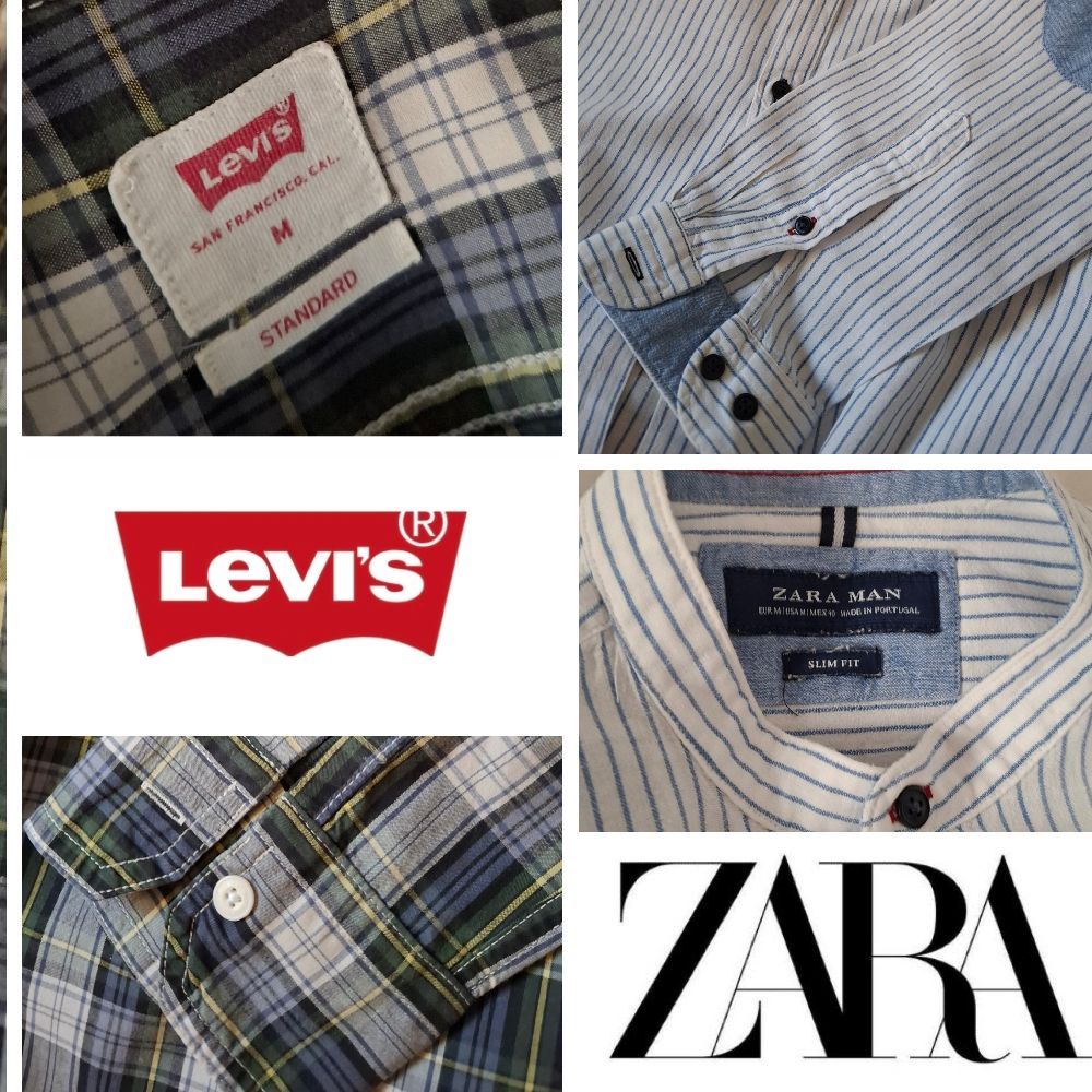 Pack Duo chemise ZARA & LEVI'S 😍 Taille M 🛍