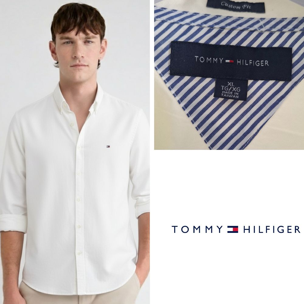 Chemise Tommy Hilfiger ⚪️🔴🔵 Taille XL 🛍