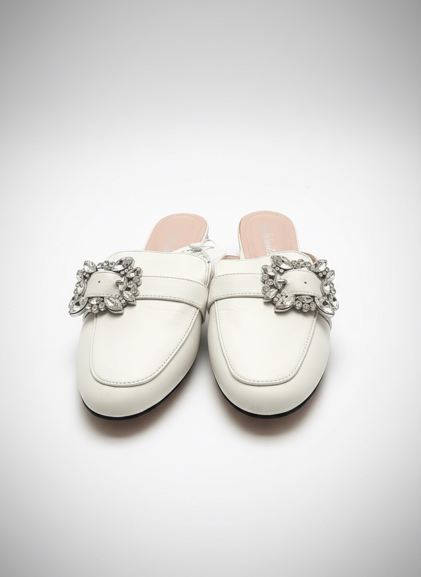 Mule blanc 
