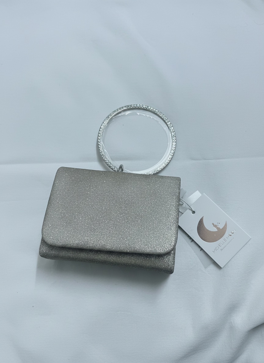 Pochette soirée champagne/argent