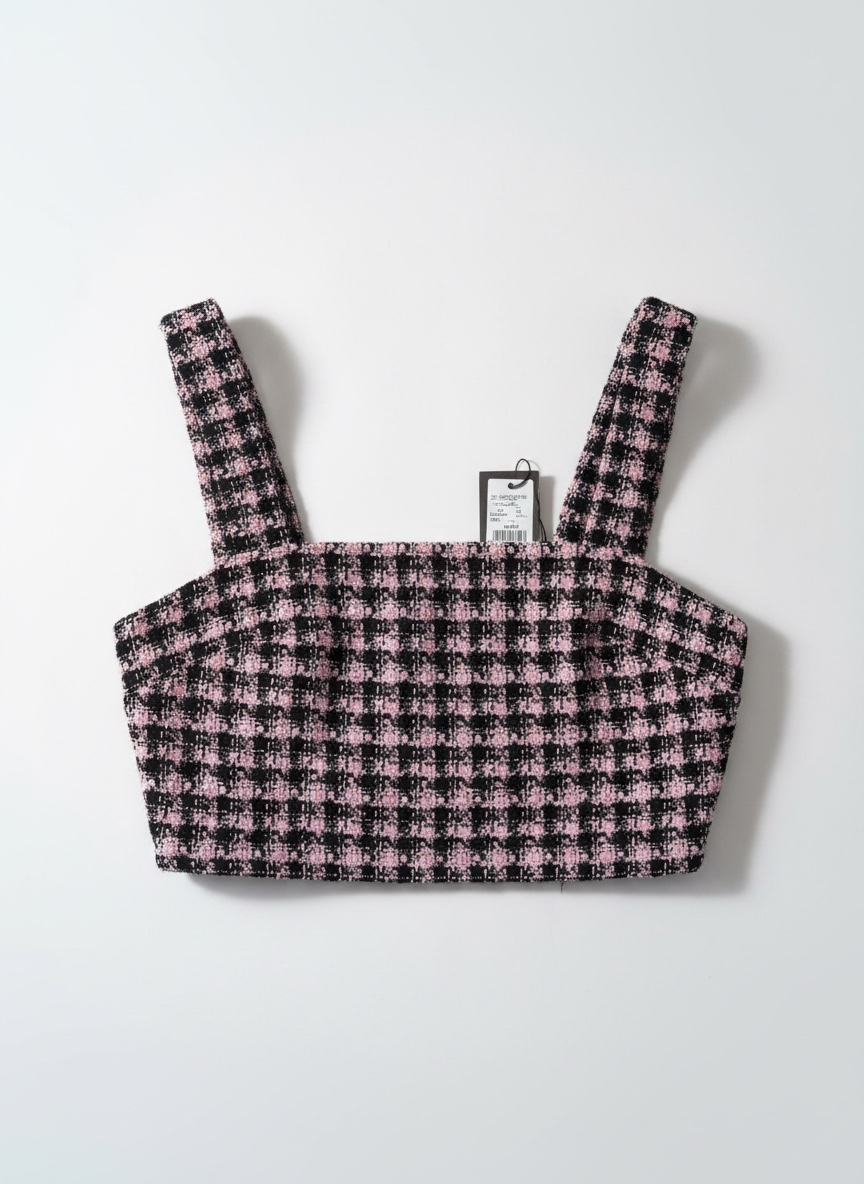 Haut à carreaux