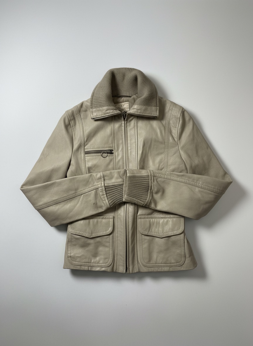 Vintage Mango Leather Jacket