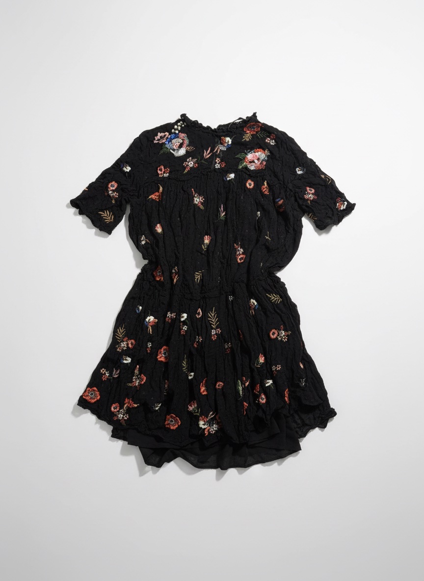 Robe brodée Zara