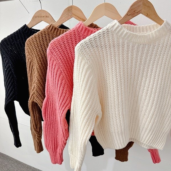 Pull laine maron 