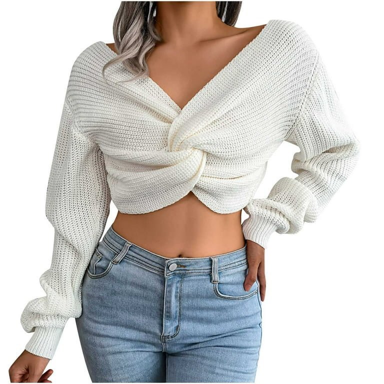 Cross over sweater 