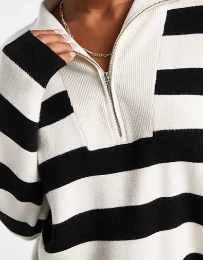 Pull over zara col zippé 