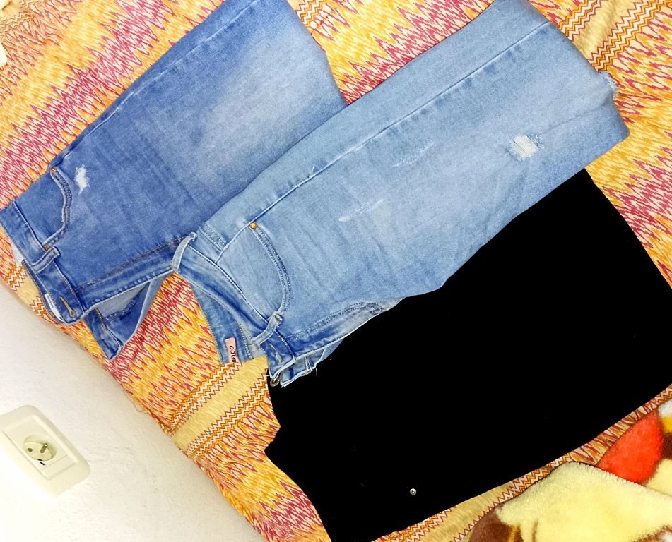 Lots de trois pantalon skinny bershka 