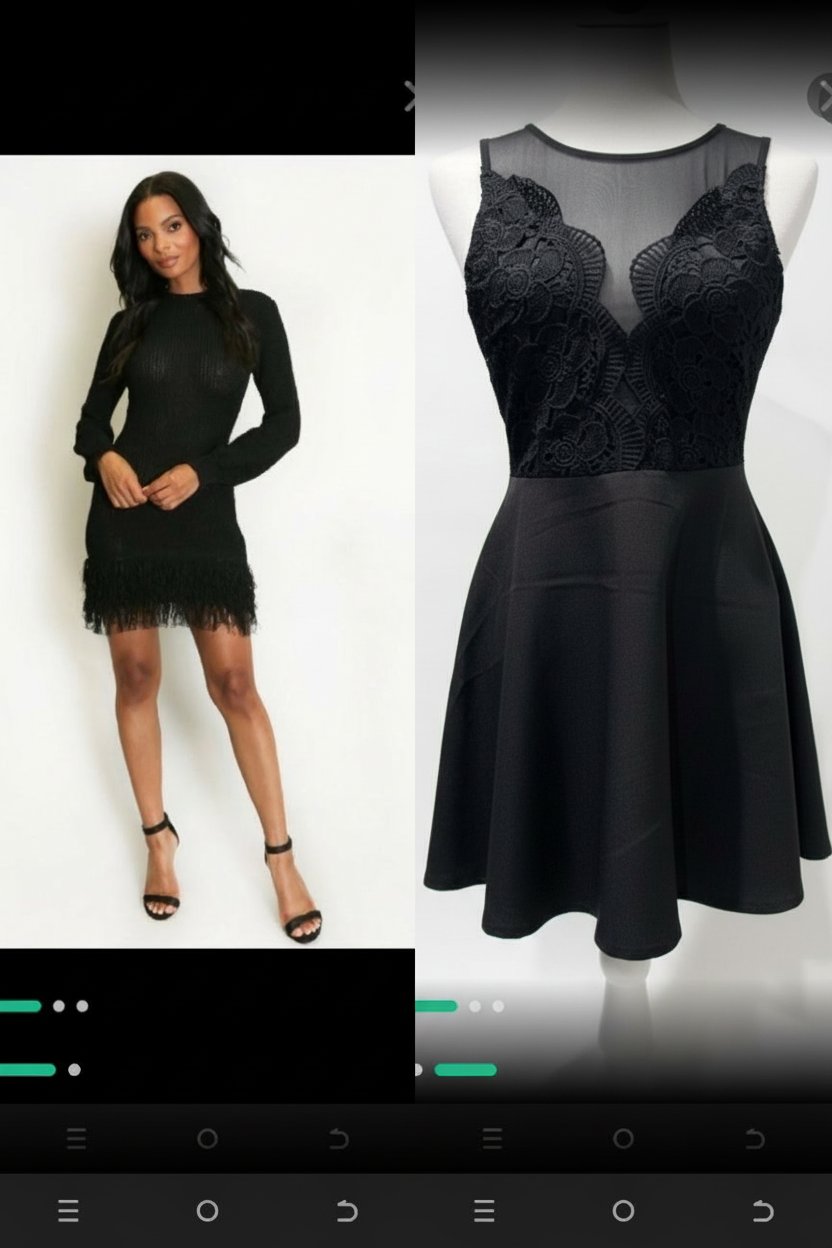 Lot de 2 robes noire