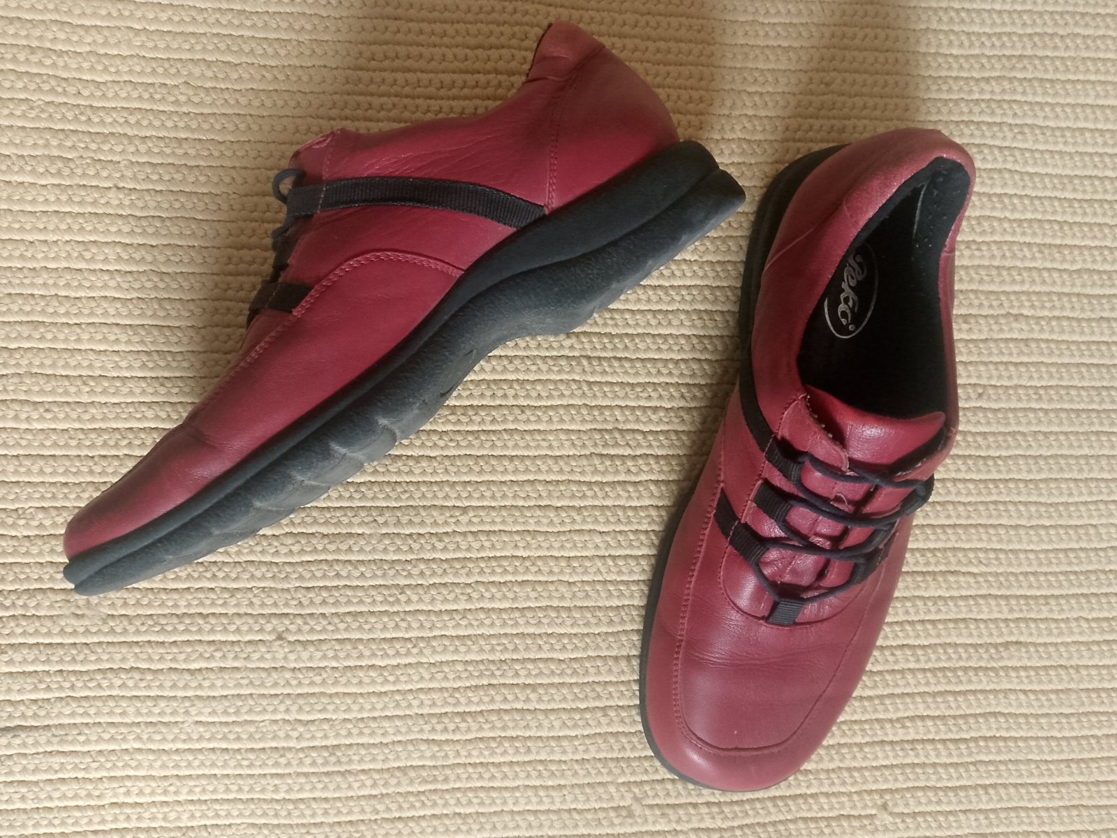 Chaussures rouges vintage 