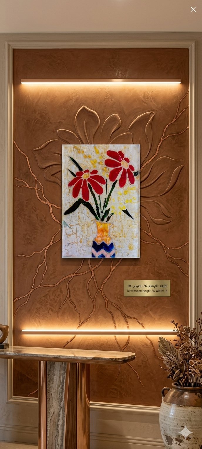 🌺 Jolie décoration en verre ornée de fleurs rouges élégantes dans un vase raffiné. Une pièce décorative pleine de charme qui apporte une touche artistique et chaleureuse à votre intérieur. Idéale pour le salon, la chambre ou le bureau. ✨🏡🌸