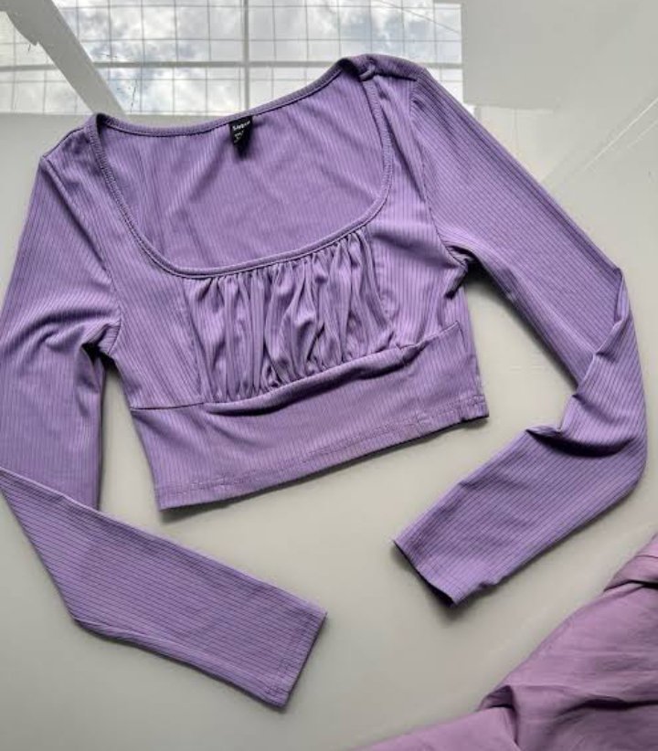 Magnifique crop top lilas de la marque SHEIN 💜💕