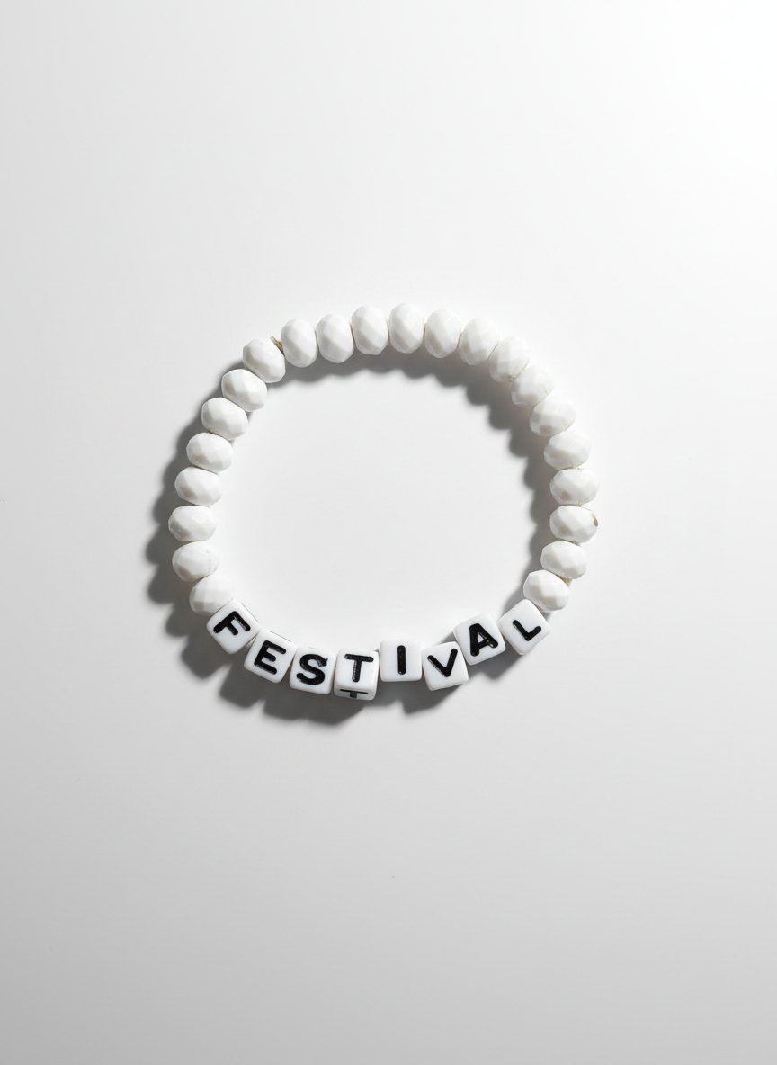 Un bracelet blanc 