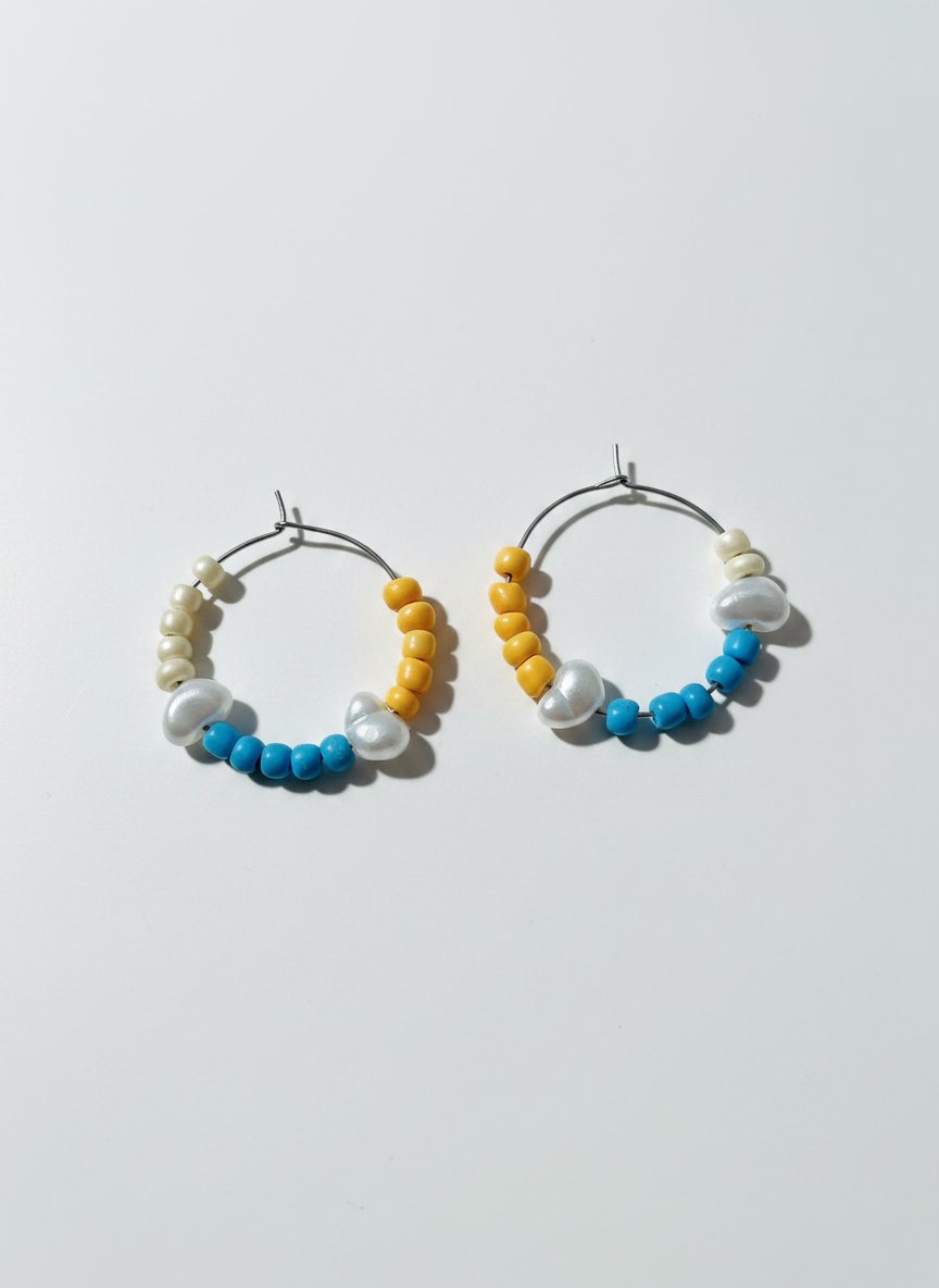 Des boucles d'oreilles 